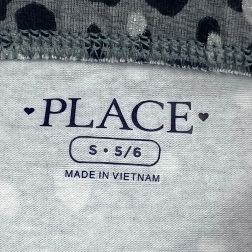 The Childrens Place Capri Legging Pants Girls‎ Size S Leopard Print Gray Black